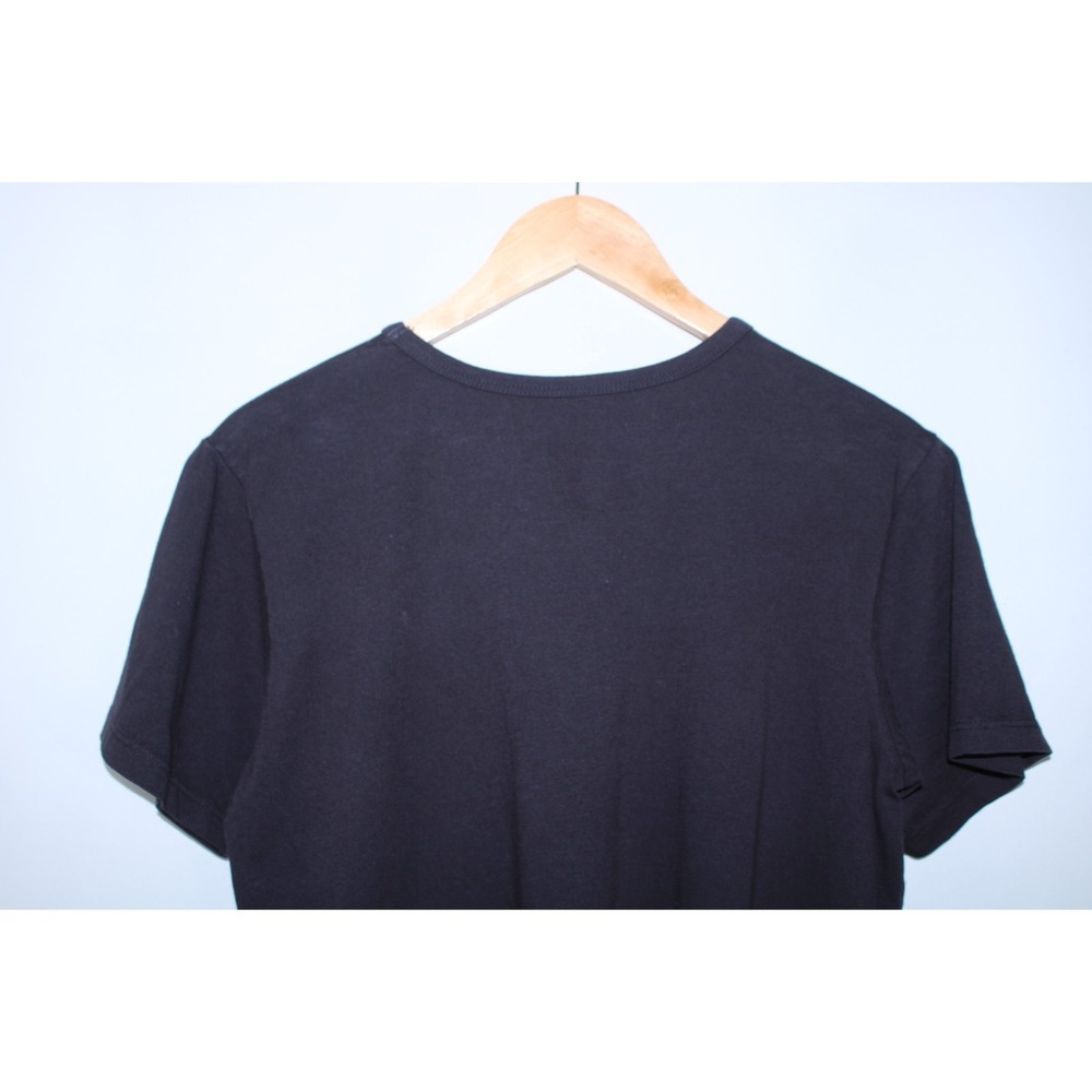 NWT Schott NYC Men's Medium Black Beige Short Sleeve Round Neck T-Shirt - Picture 6 of 9